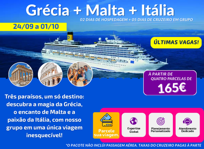 Grácia + Malta + Itália